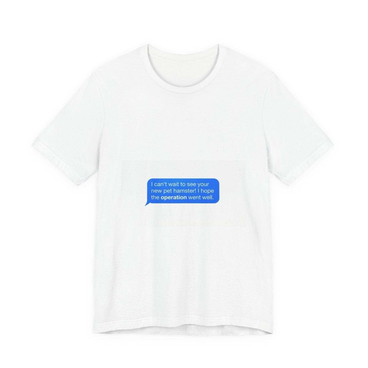 Ctrl Alt Feelings design on a Sort Of Ish unisex tee, white, front view