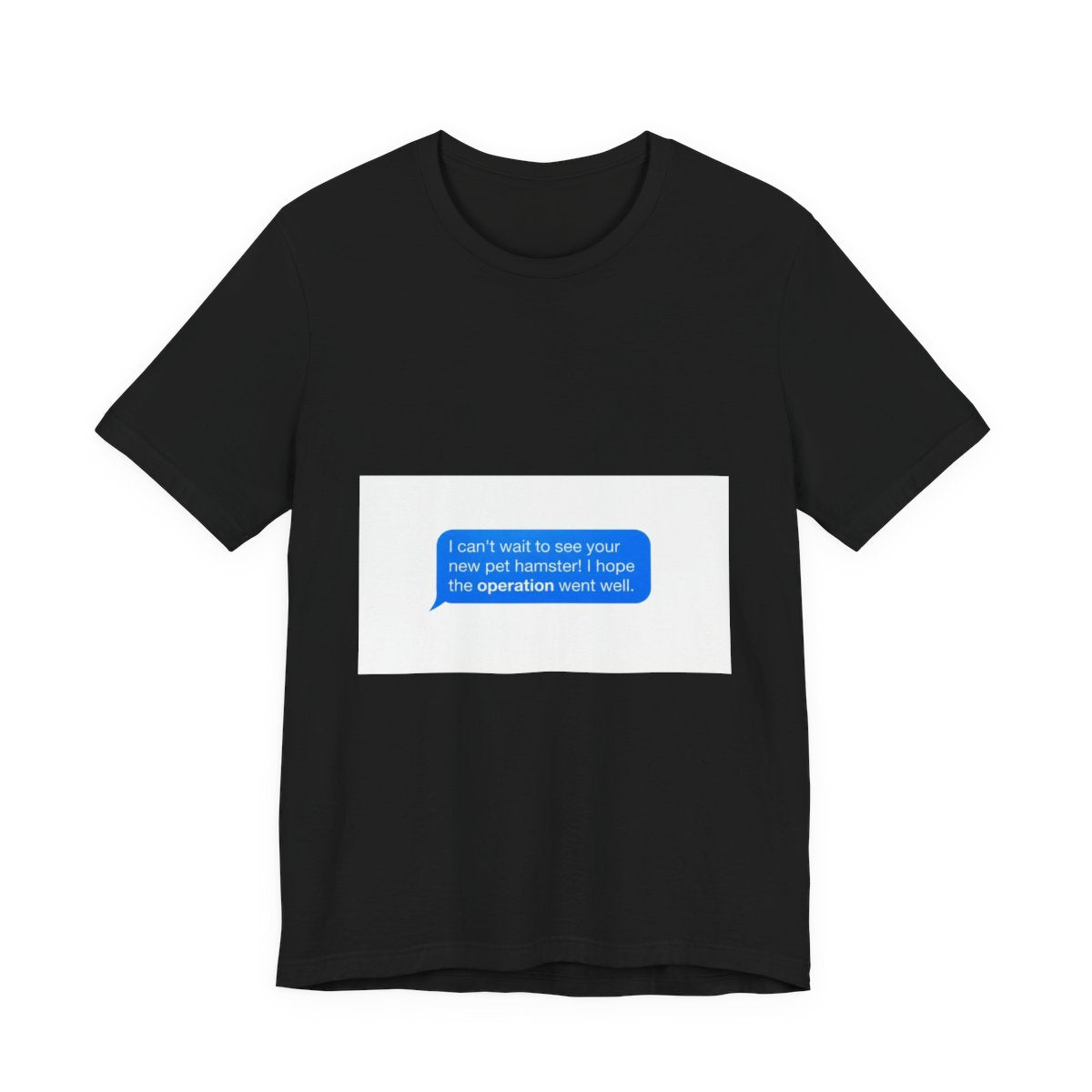 Ctrl Alt Feelings deadpan AI-fail design printed on a Sort Of Ish unisex tee, black, front view