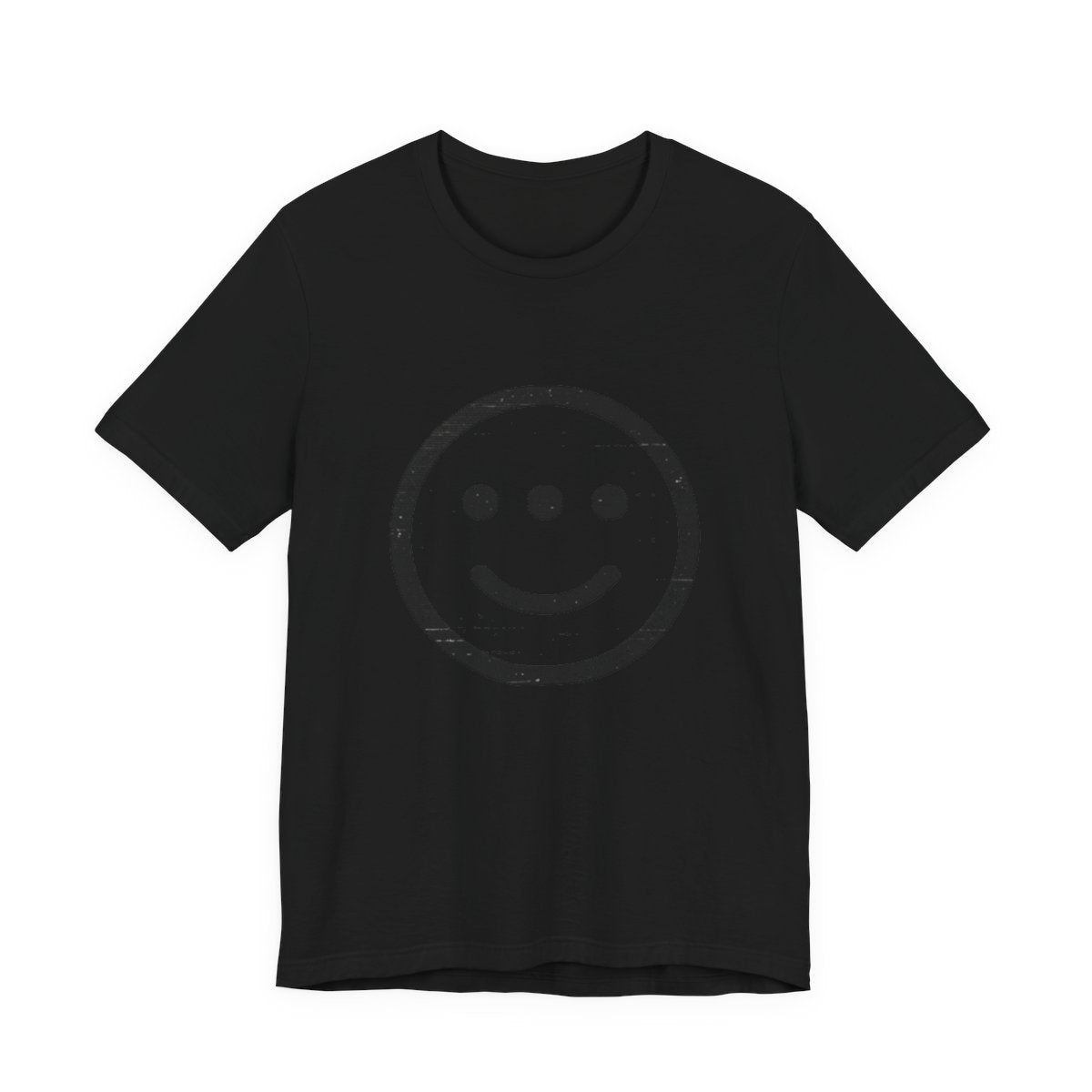 Third Left Eye deadpan AI-fail design printed on a Sort Of Ish unisex tee, black, front view